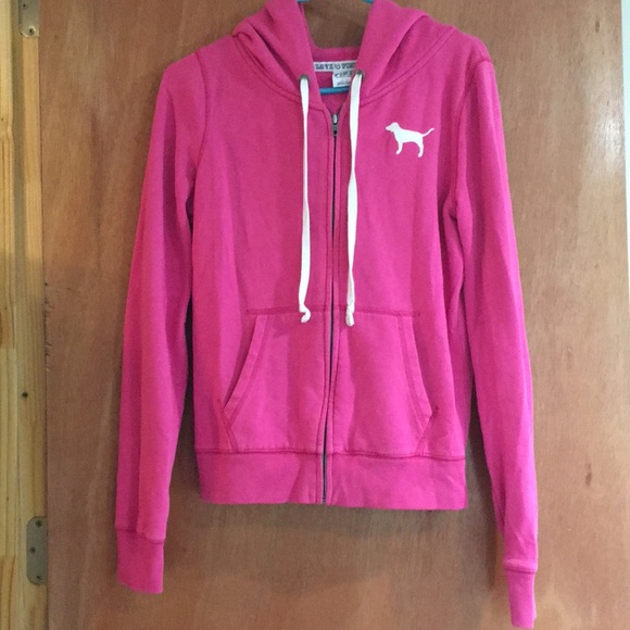 PINK Victoria's Secret Tops - Pink by VIctoria’s Secret Zip-Up Hoodie